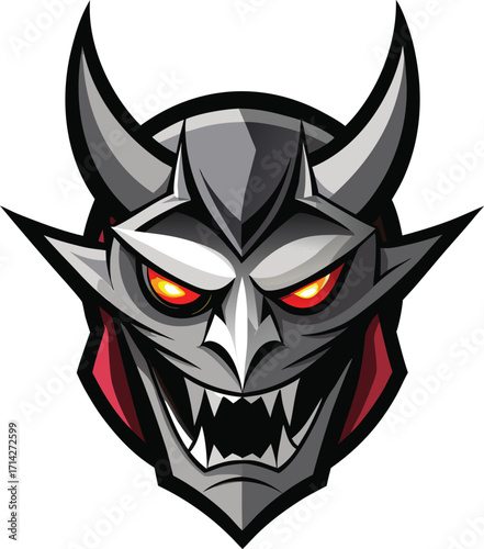Mask with horns (demon-inspired)
