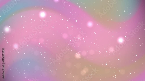Pastel pink galaxy with bokeh lights, perfect for backgrounds, greeting cards, and celestialthemed designs, evoking a dreamy atmosphere.