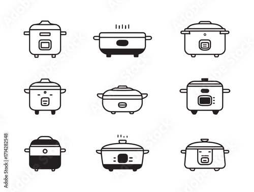 Rice cooker set compact kitchen essentials