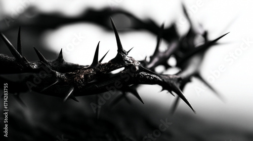 Crown of Thorns Artistic Macro Photography Depth of Field Religious Art