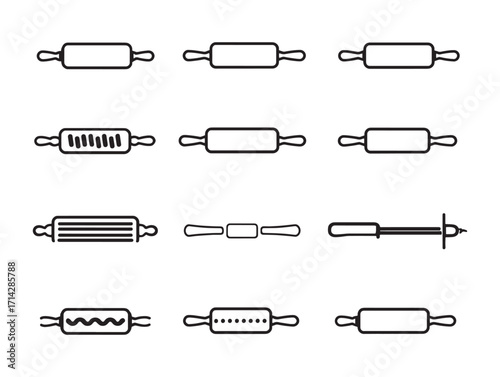 Rolling pin set culinary tool design