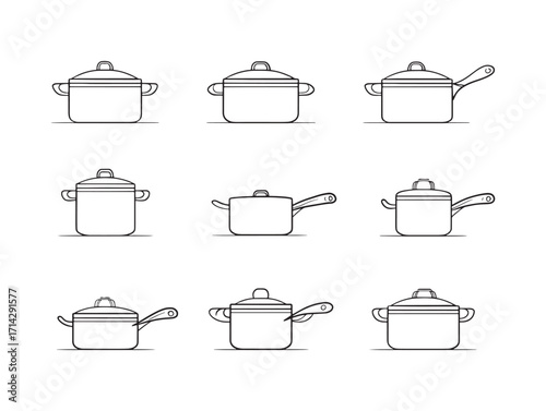 Saucepan versatile kitchen utensil minimalist design