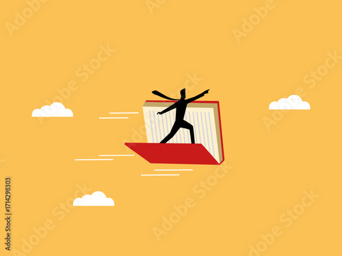  Knowledge leaders, business leaders fly with book