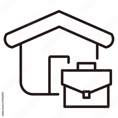 Work From Home Icon 