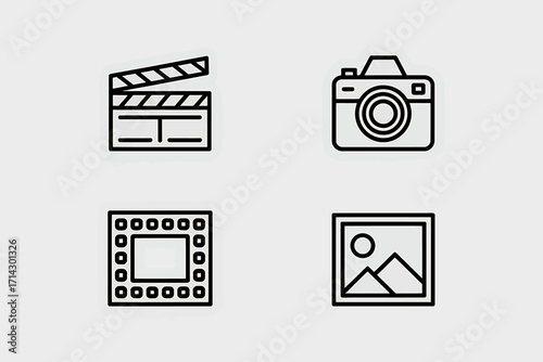 Photography and Filmmaking Icons