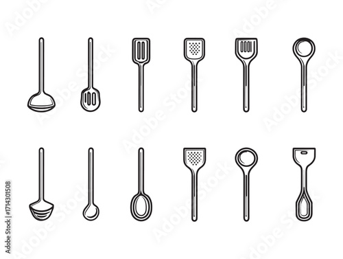 Slotted spoon useful cooking and serving
