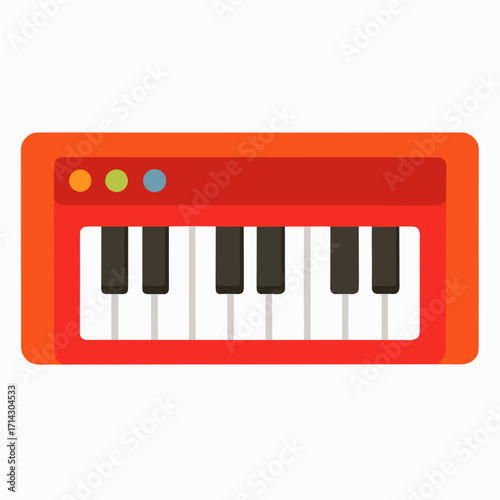 piano keys vector illustration