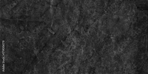 abstract old black wall background texture, dirty dark raw cement wall texture and background, Stone marble wall concrete texture horror dark concept in backdrop, abstract background with black wall.