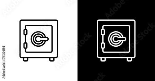 Vault White Icon Set Design