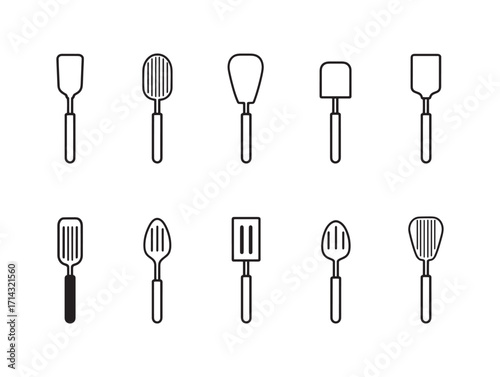 Spatula Set Kitchen Cooking Essentials Tool