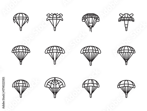 Speed Parachute Set Extreme Sport Equipment