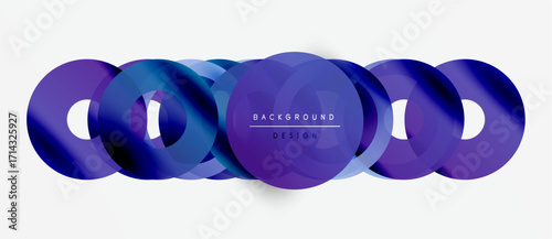 Abstract blue layers create dynamic composition. Modern design element, suitable for backgrounds, presentations. Minimalist style.