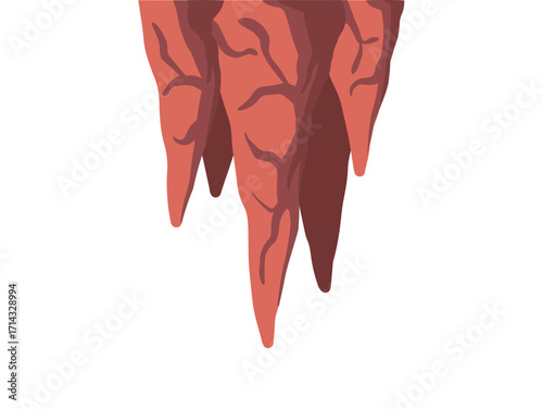 Cave Forest Cartoon Background Illustration
