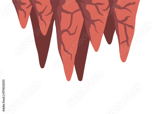 Cave Forest Cartoon Background Illustration
