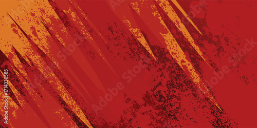 Abstract Red Sports Background Vector. International Sports Day Banner Illustration