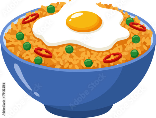 Simple Fried Rice with Egg Icon