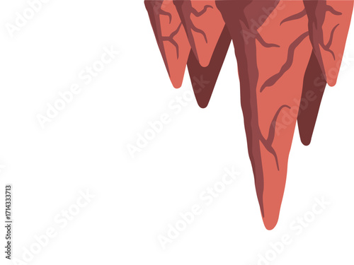 Jungle Cave Forest Cartoon Illustration
