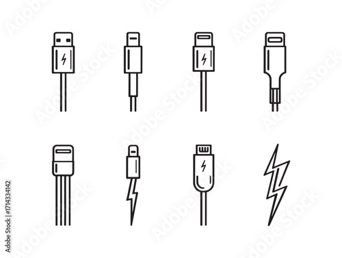 Thunderbolt Cable Fast Charging Device Connector