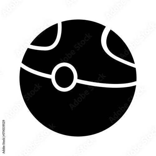 Photos black and white pokeball game  vector illustration