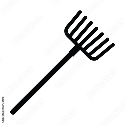 garden spade isolated on white