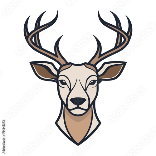 deer head isolated