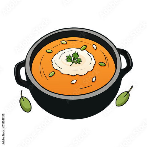 soup with vegetables