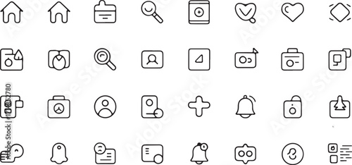 Set of zodiac signs icons for web and multimedia design