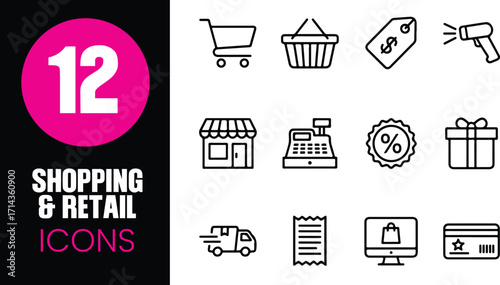 Shopping & Retail Icons