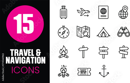 Travel & Navigation Icons