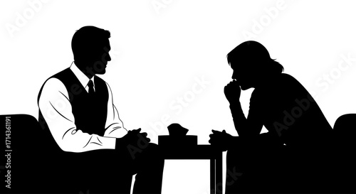 professional mental wellness guidance during a therapy session for personal growth