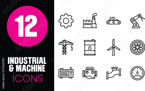 Industrial & Machine Icons