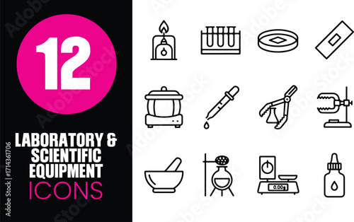 Laboratory & Scientific Equipment Icons