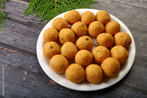 Kachori- homemade traditional Indian sweet.