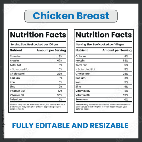 Chicken Breast Raw Meat Clipart