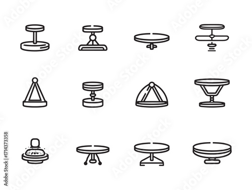 Wobble board professional training equipment