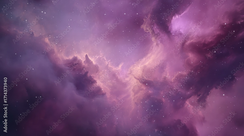 Fototapeta premium Colorful nebula space