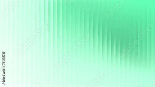 Clean and fresh abstract background with a soft mint green to white gradient on vertical lines. A calm, minimalist seamless loop animation for medical, health, or corporate themes in 4K.


