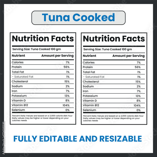 Tuna Cooked Fish Meat Clipart Design