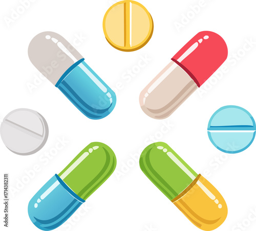 pills and capsules