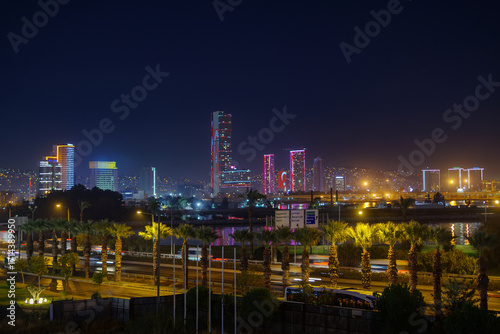 Izmir night view, Turkey
