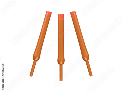 incense stick icon 3d illustration render