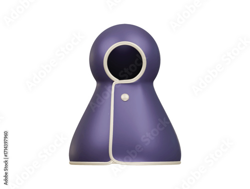 cloak icon 3d illustration render