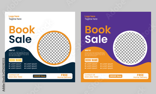 Book Sale Social Media Post Design