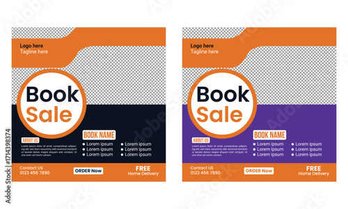 Book Sale Social Media Post Design