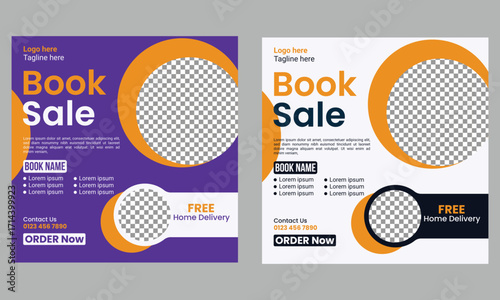 Book Sale Social Media Post Design