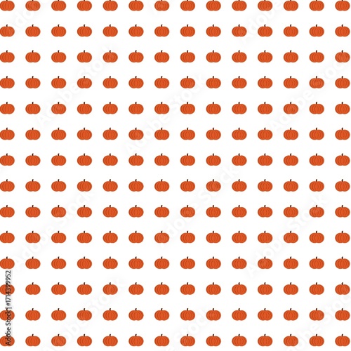 Seamless pumpkin pattern for fall festive decoration.