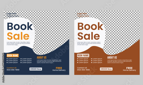 Book Sale Social Media Post Design