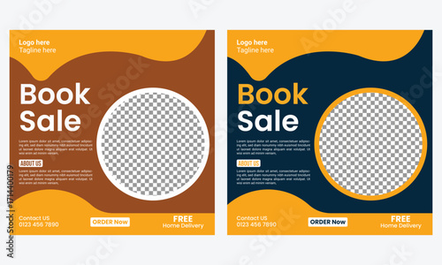 Book Sale Social Media Post Design