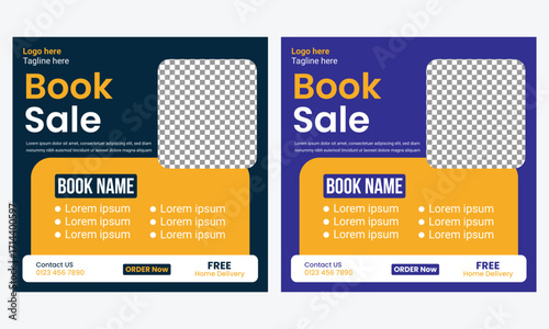 Book Sale Social Media Post Design