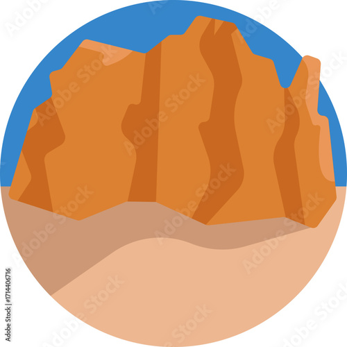 Symbol of Talampaya, highlighting natural beauty and geological heritage in La Rioja Province.